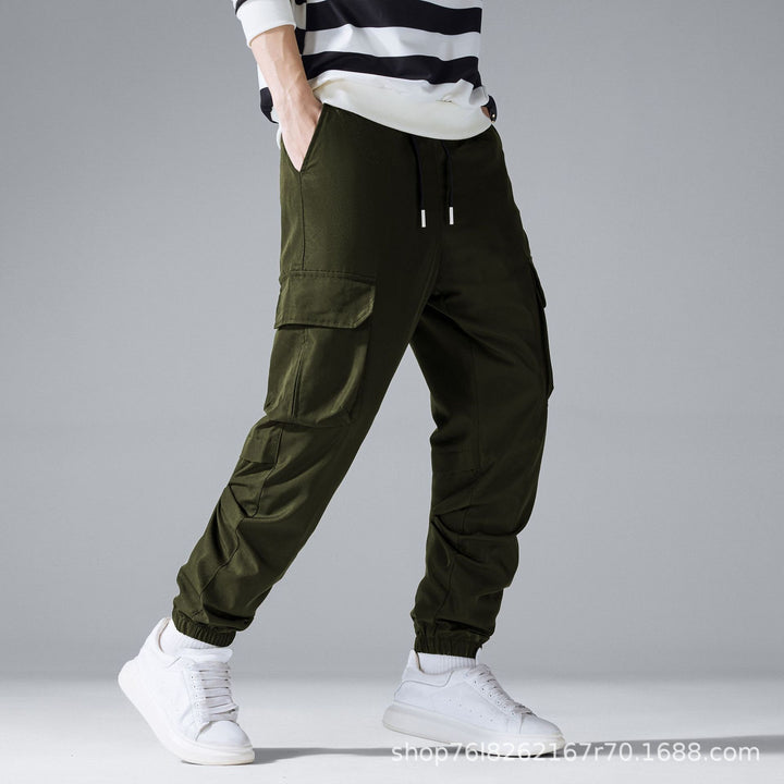 Herren Cargo-Jogginghose mit Tunnelzug, elastischen Knöchelbündchen & Mehrfachtaschen Echo Archiv