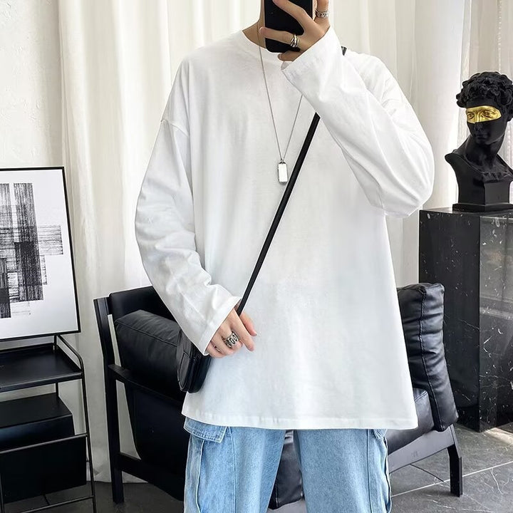Damen Lässiges Oversized Langarmshirt Echoarchiv