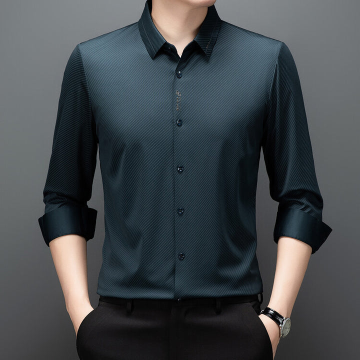 Herren elegante, atmungsaktive Hemdbluse Echoarchiv