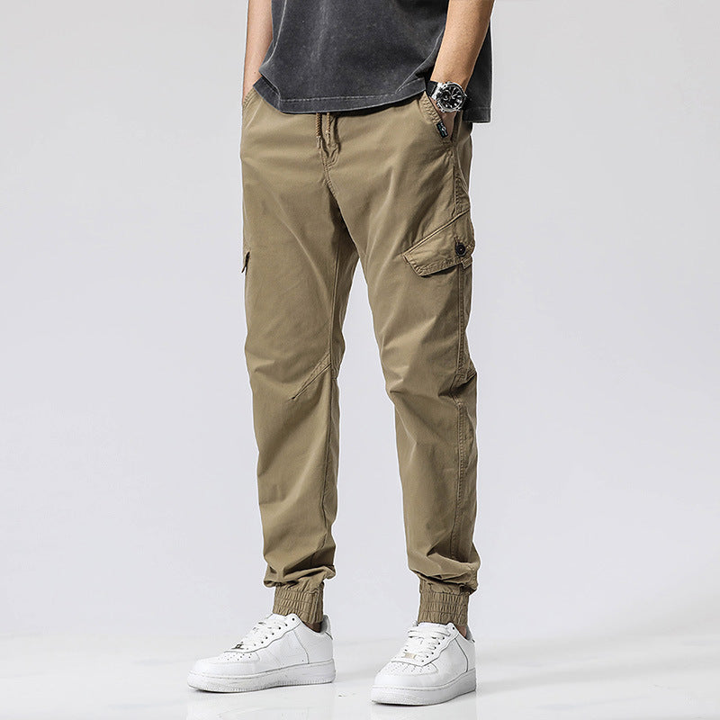 Herren Military-Influenced Cargo-Jogger mit elastischem Komfortbund und Kontrast-Zipper Echo Archiv