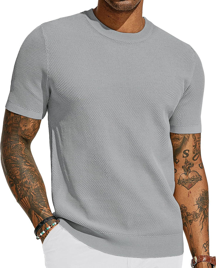 Herren atmungsaktives Netz-T-Shirt Echoarchiv