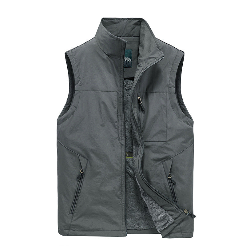 Herren Praktische Fleece Weste Echo Archiv