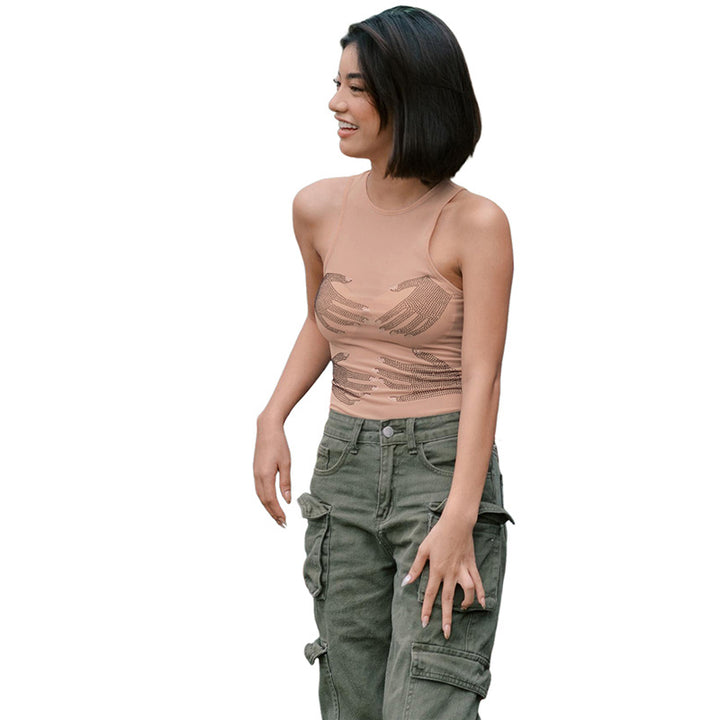 Damen Sportliches Funktionsoberteil mit auffälligem Hand-Design Echo Archiv