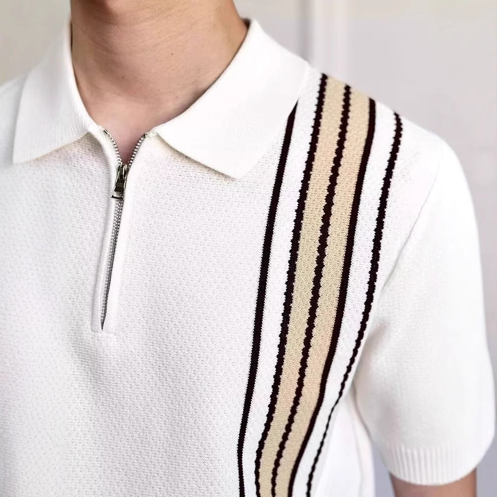 Stylisches Polohemd für Herren mit Reißverschluss Echo Archive