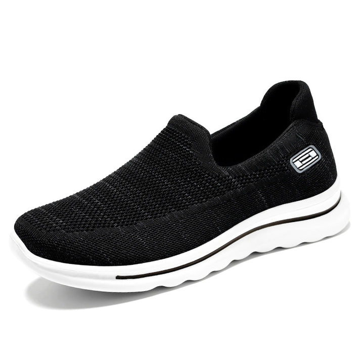 Damen nan Strick-Slip-On Komfortsneaker mit herausnehmbarem Memory-Fußbett und stoßdämpfender EVA-Zwischensohle Echo Archiv