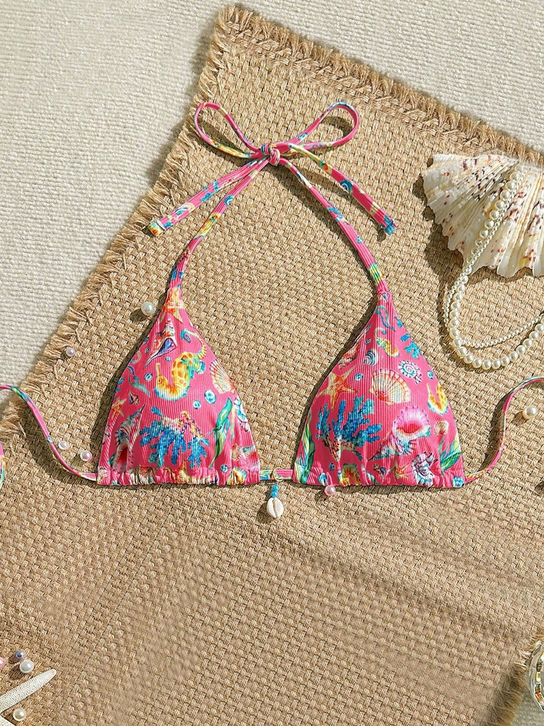 Damen Triangel-Bikini mit Muschel-Details Echo Archiv