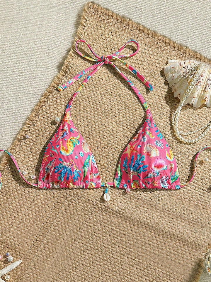 Damen Triangel-Bikini mit Muschel-Details Echo Archiv