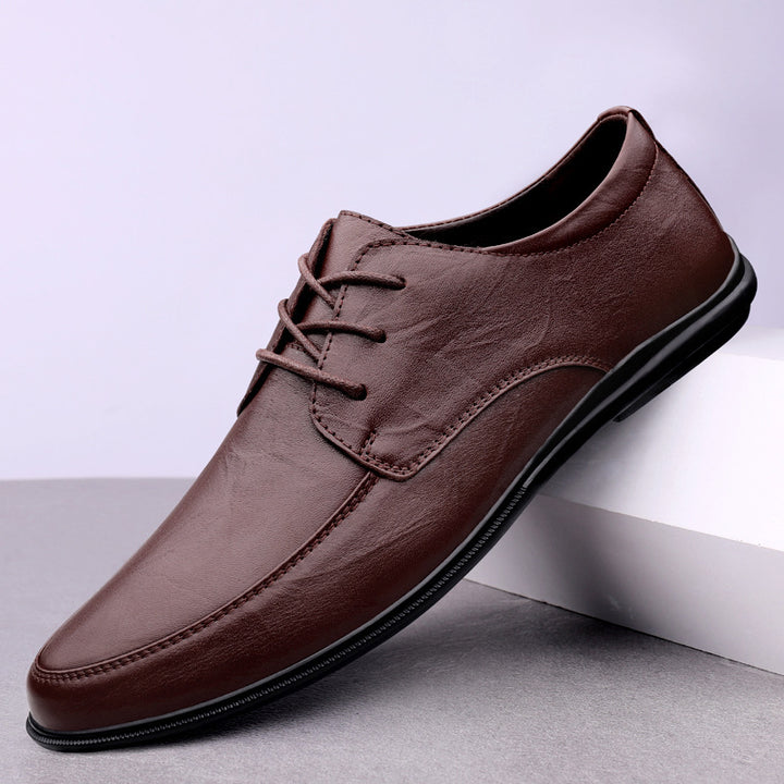 Herren Eleganter Derby-inspirierter Schnürschuh mit schlanker Leiste und flexibler Laufsohle Echoarhiv – Tavélo