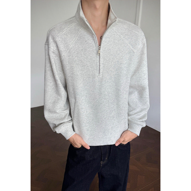 Herren Sport Sweatshirt mit Stehkragen Echo Archive