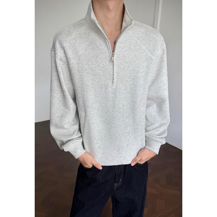 Herren Sport Sweatshirt mit Stehkragen Echo Archive
