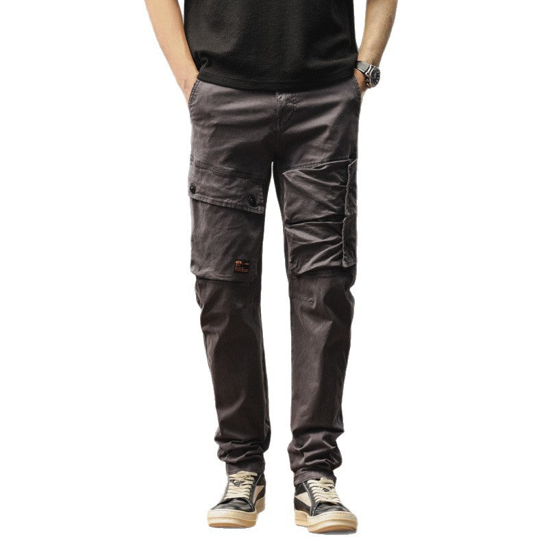 Herren robuste Cargo-Hose mit elastischem Bund und multifunktionalen Taschen Echoarchiv