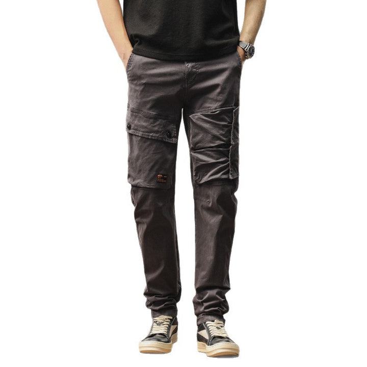 Herren robuste Cargo-Hose mit elastischem Bund und multifunktionalen Taschen Echoarchiv
