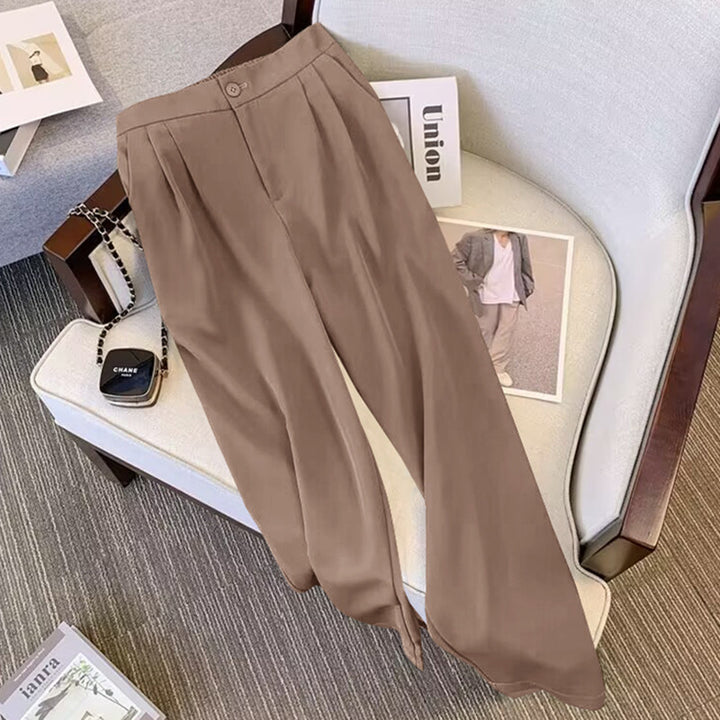Damen Elegante und weite High-Waist-Hose Echo Archiv