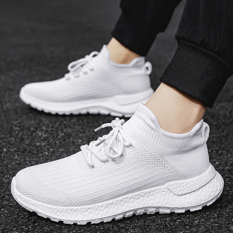 Unisex nahtloser Strick‑Sock‑Sneaker mit gepolsterter Hohlkammer‑Zwischensohle und griffiger Wabensohle – Norré