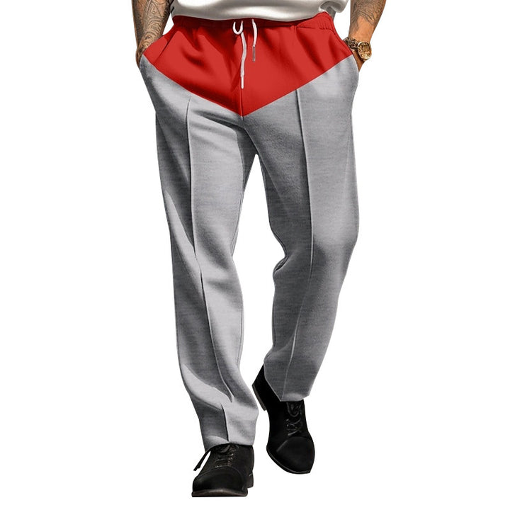 Herren Sportliche Jogginghose mit Kontrastdetails und verstellbarem Kordelzug Echoarchiv