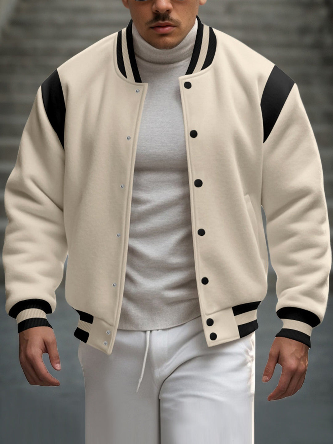 Herren Trendige Collegejacke Echo Archiv