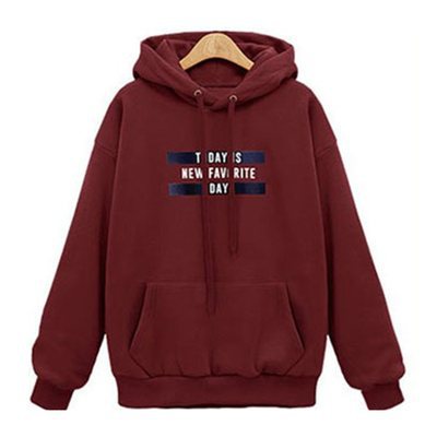 Damen lässiger Kapuzenpullover mit Kängurutasche, relaxed Fit und grafischem Statement-Print – Auréline