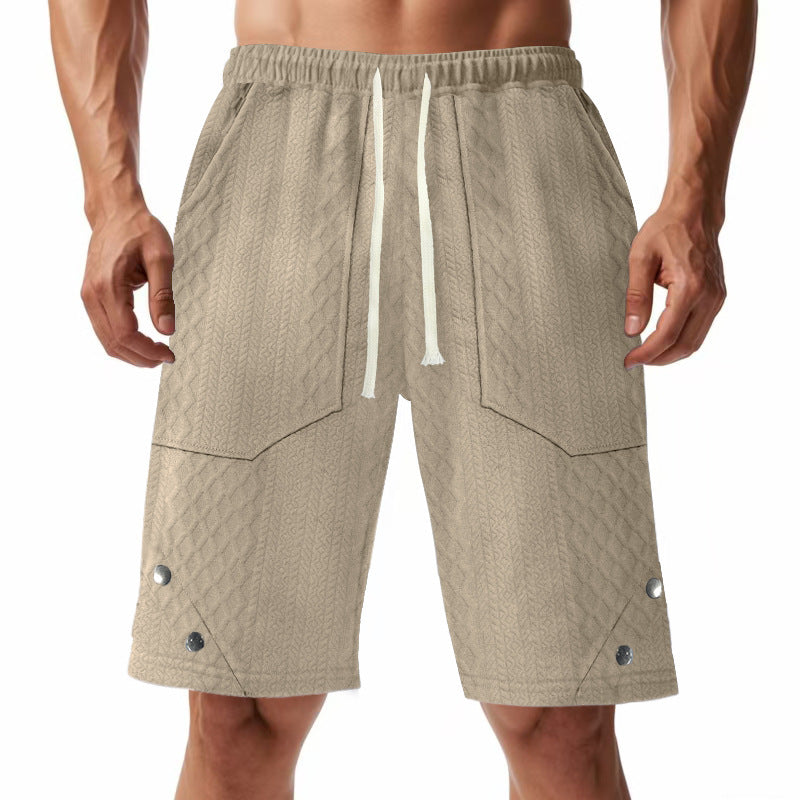 Herren lässige Cargo-Shorts mit strukturiertem Design und praktischen Seitentaschen Echoarchiv