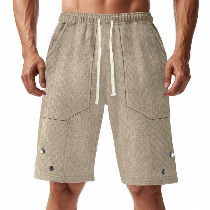 Herren lässige Cargo-Shorts mit strukturiertem Design und praktischen Seitentaschen Echoarchiv