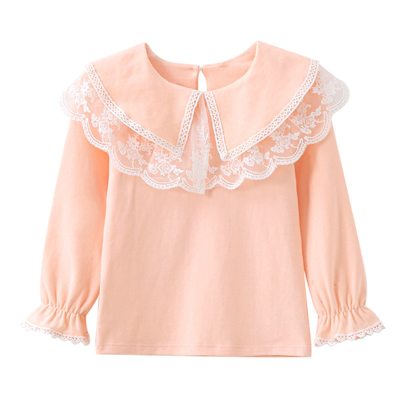 Damen Bluse mit elegantem Spitzenkragen Echo Archiv