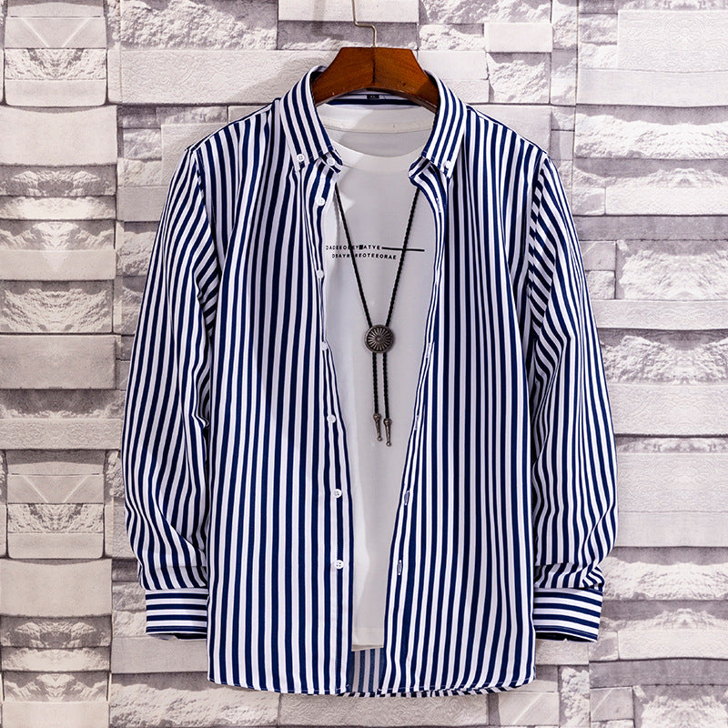Herren nan lässige Hemdjacke aus leichter Baumwollmischung mit Button-Down-Kragen Echo Archiv