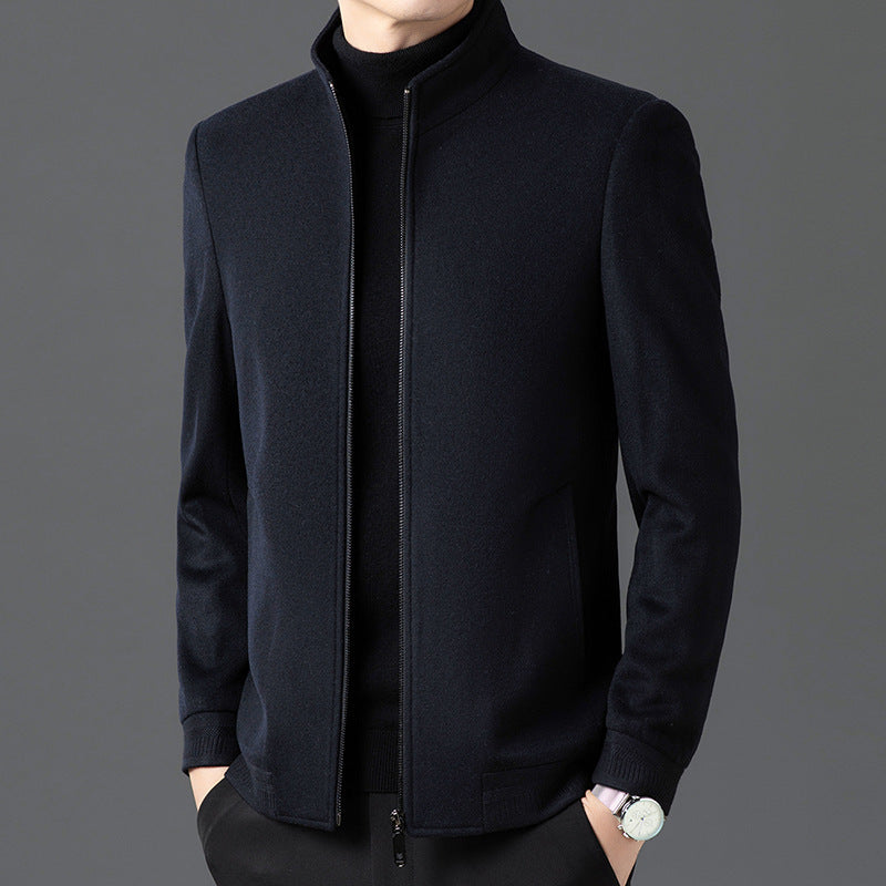 Herren elegante Jacke mit hochgeschlossenem Kragen Echoarchiv