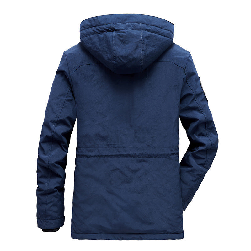 Herren Modularer Utility-Parka mit durchgehendem Teddyfleece und abdeckbarer Frontleiste Echo Archiv