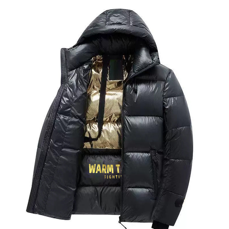 Herren Wattierte Thermo Kapuzen‑Steppjacke mit reflektierender Isolierinnenlage Echo Archiv