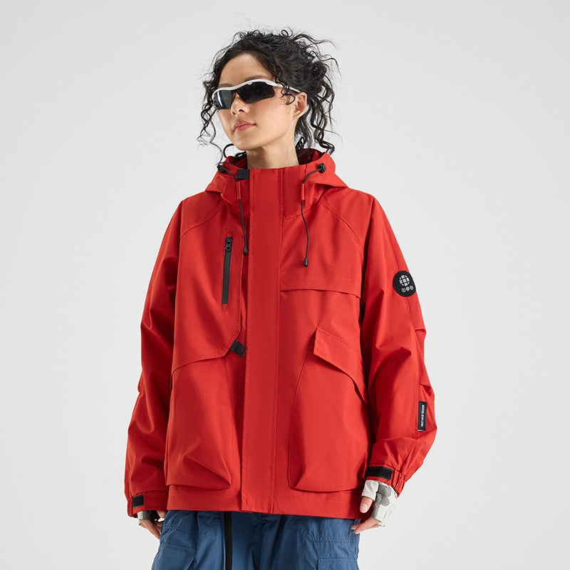 Herren Multifunktionale Wetterfeste Hybridjacke mit Mesh-Belüftung verdecktem Reißverschluss & Utility‑Taschen Echo Archiv