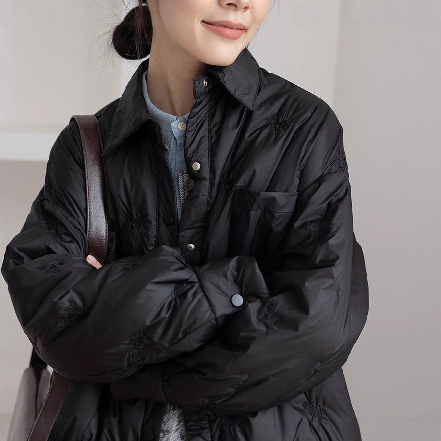 Damen elegante und gefütterte Übergangsjacke Echoarchiv