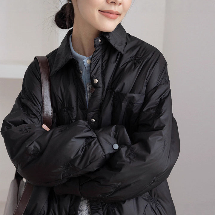 Damen elegante und gefütterte Übergangsjacke Echoarchiv