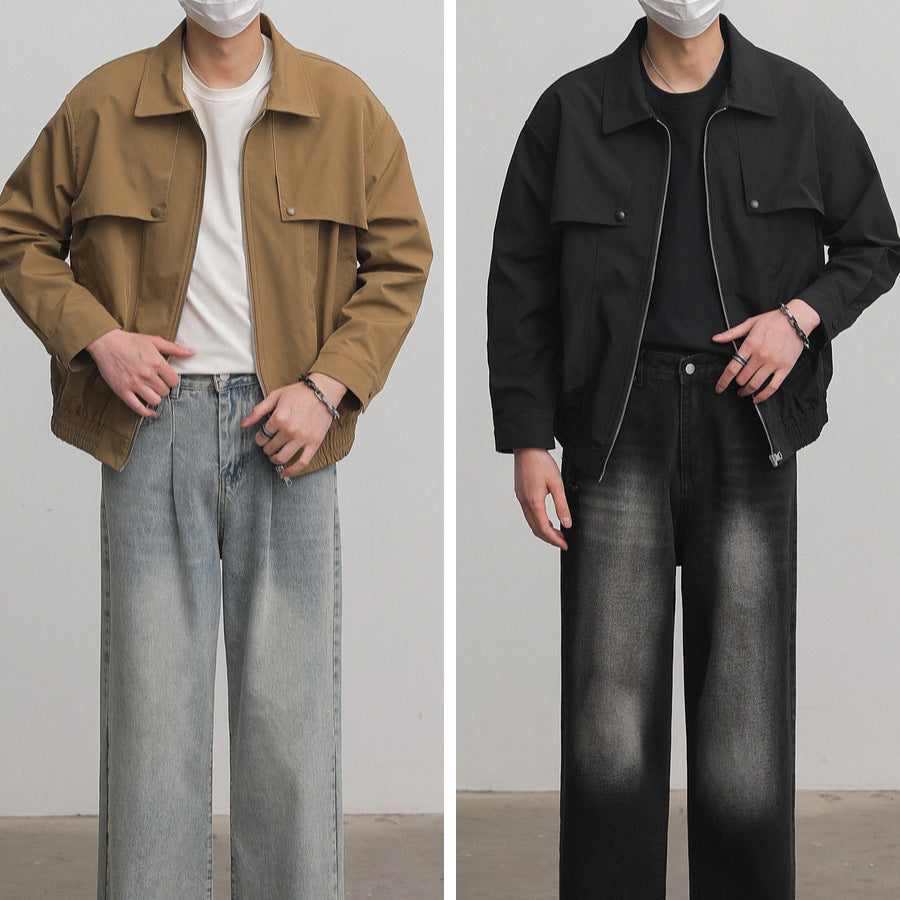 Herren stylische Utility-Jacke mit praktischen Taschen und innovativem Design Echoarchiv