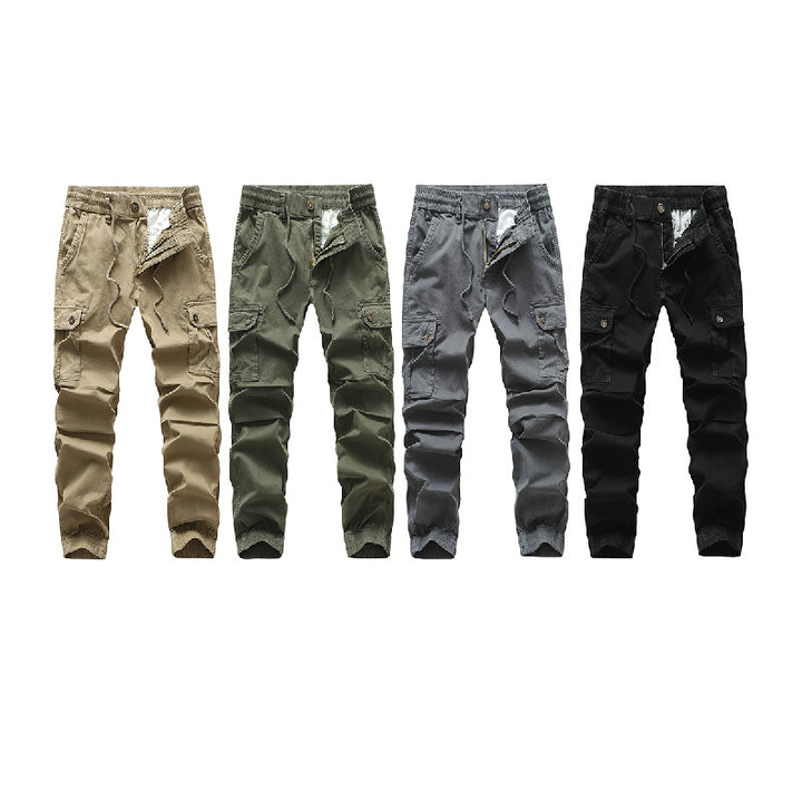 Herren Funktionale Cargo-Joggerhose im Urban-Workwear-Stil mit Kordelbund und Klapptaschen Echo Archiv