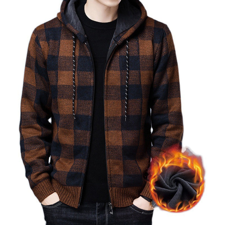 Herren gemütlicher Sweatshirtjacke mit Wollmix Echoarchiv