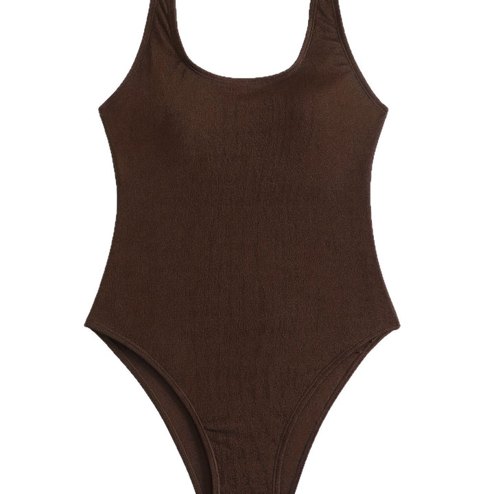Damen Einteiler Badeanzug mit elegantem Rücken-Detail Echo Archiv