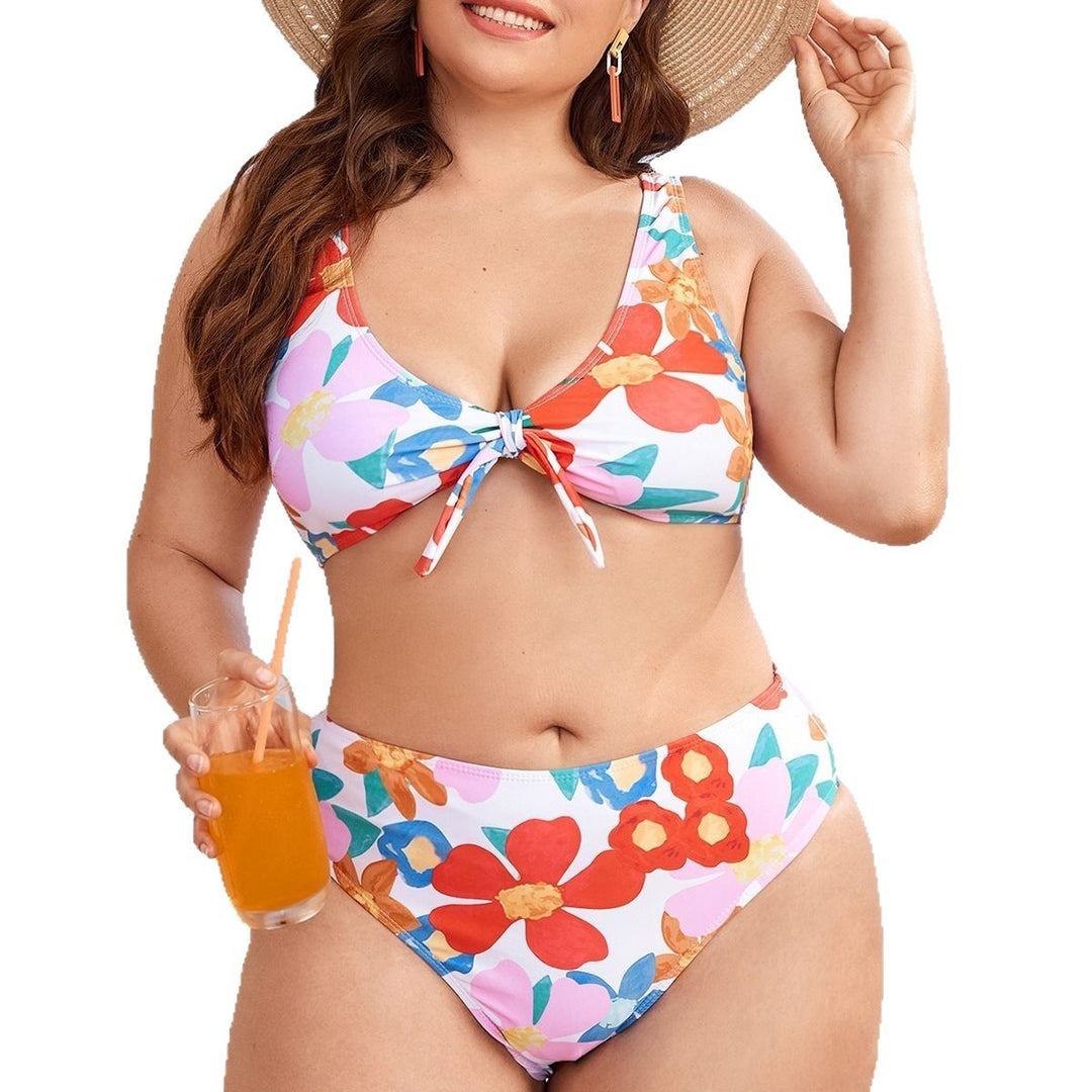 Damen Bikini-Set mit floralem Design und komfortablem Trägerverschluss Echo Archiv