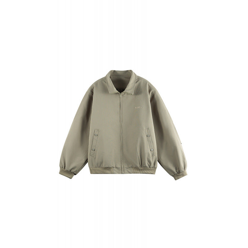 Unisex Oversize-Utility-Bomberjacke mit verdecktem Reißverschluss und elastischen Bündchen Echo Archiv