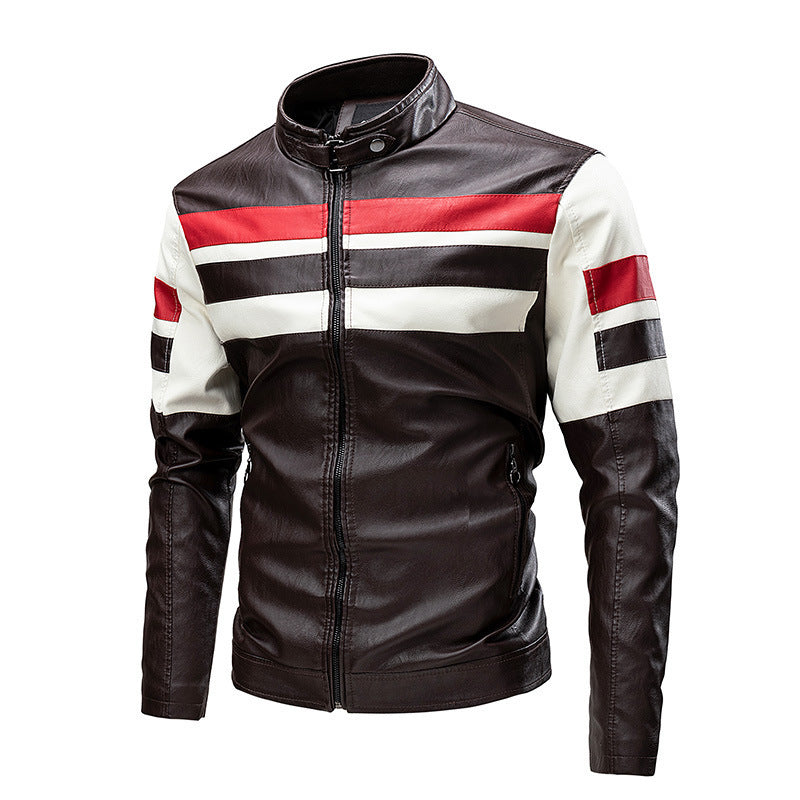 Herren Modische Bikerjacke im Retro-Stil Echo Archiv