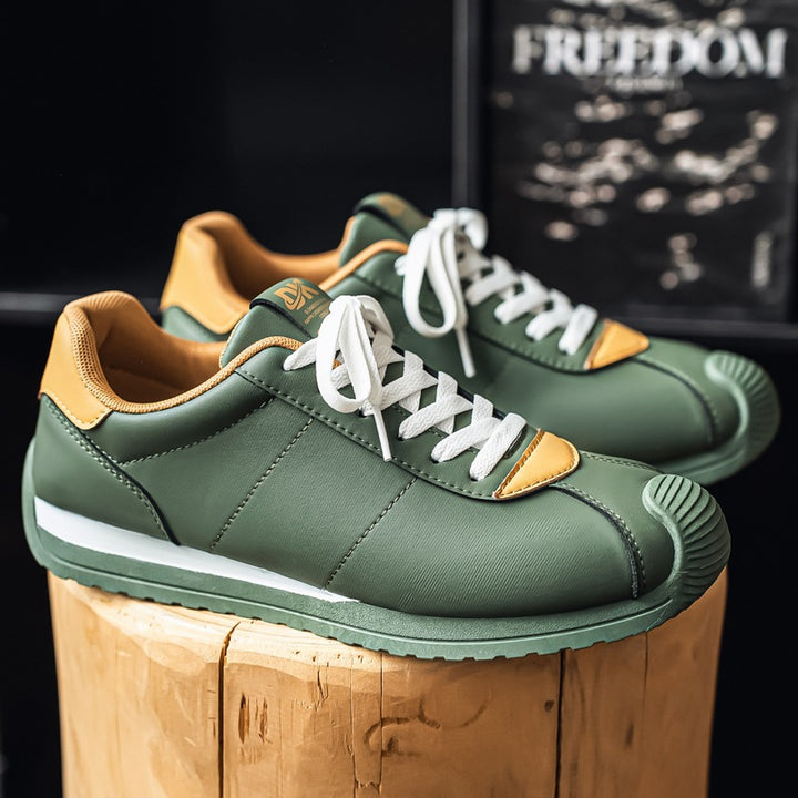Unisex City-Sneaker mit geriffelter Zehenkappe und wasserabweisendem Kunstleder – Norré