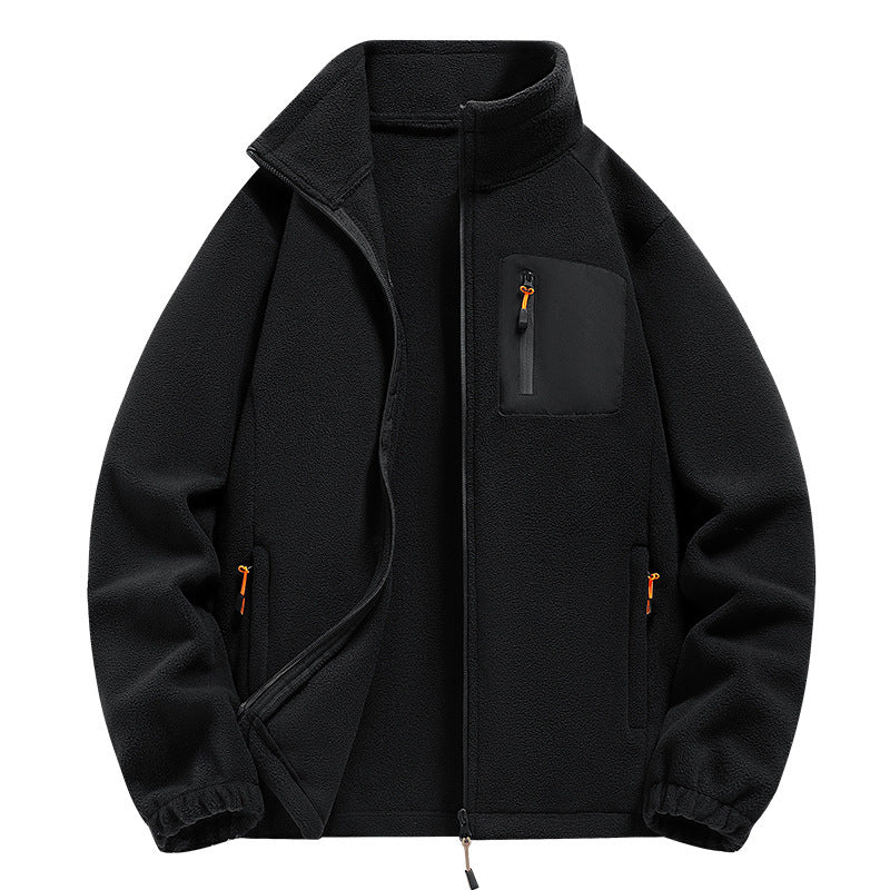Herren Fleecejacke mit praktischen Reißverschlusstaschen Echoarchiv