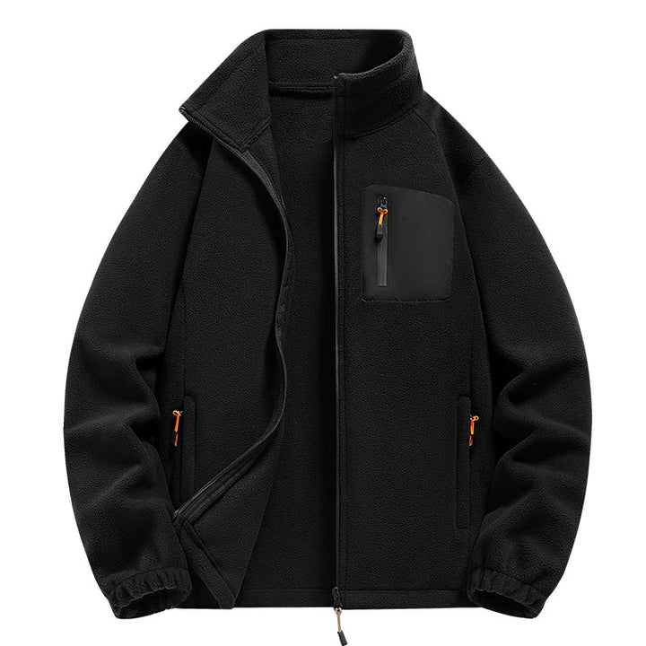 Herren Fleecejacke mit praktischen Reißverschlusstaschen Echoarchiv