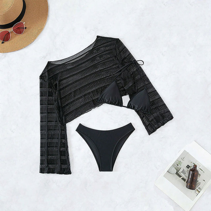 Damen Netzshirt und Bikiniset Echo Archiv