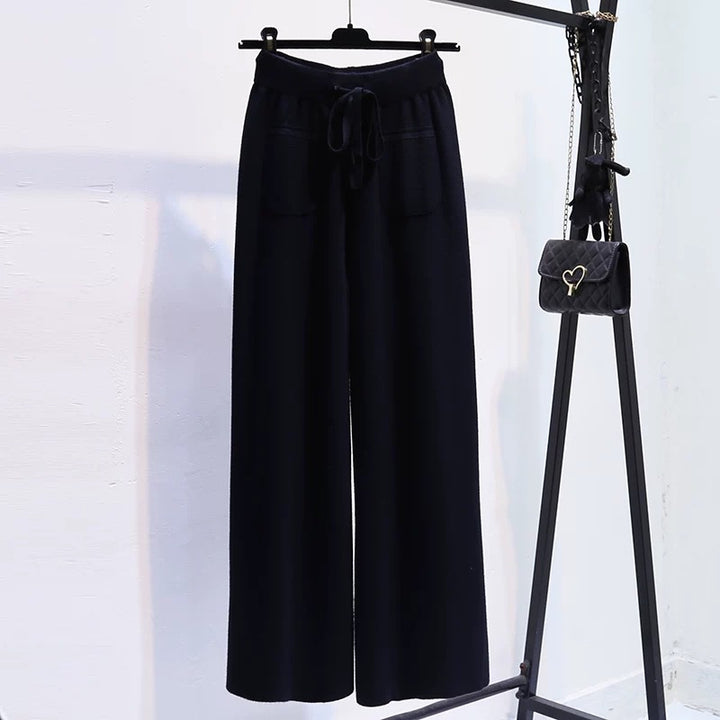 Damen Weite Jersey-Hose mit elastischem Bund und praktischen Taschen Echo Archiv