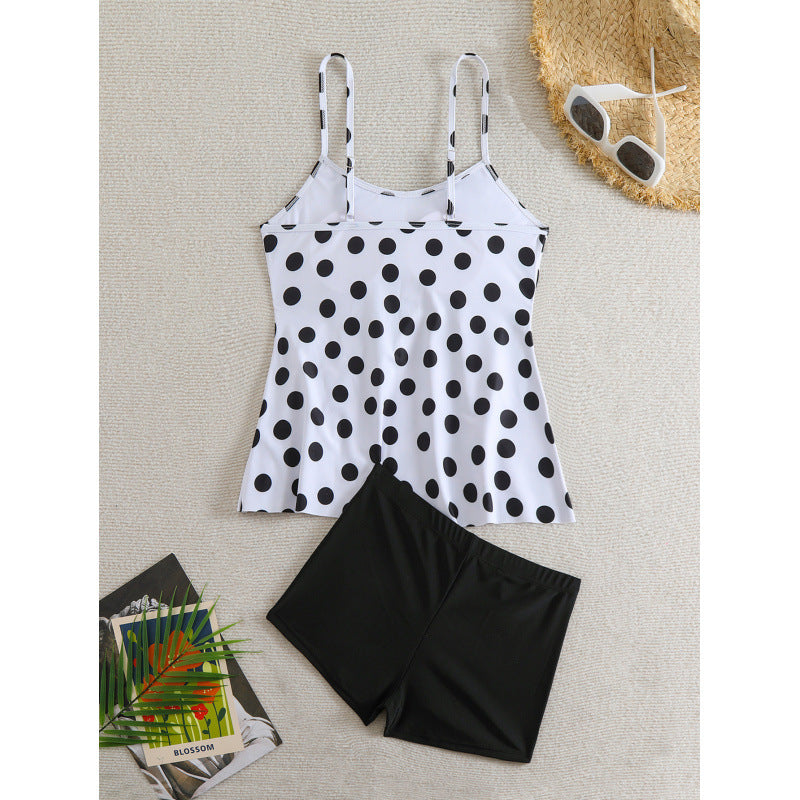 Damen Tankini mit gepolstertem Oberteil und sportlichem Höschen Echo Archiv