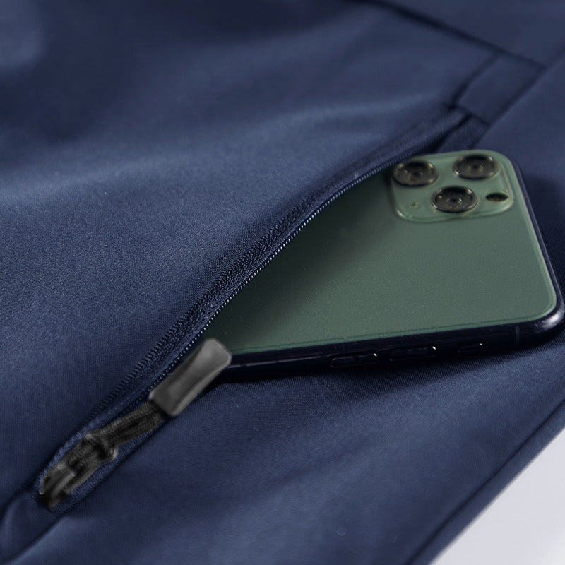 Herren Leichte Softshell-Outdoorweste mit Mesh‑Futter, Reißverschlusstaschen und Stehkragen – Marzano