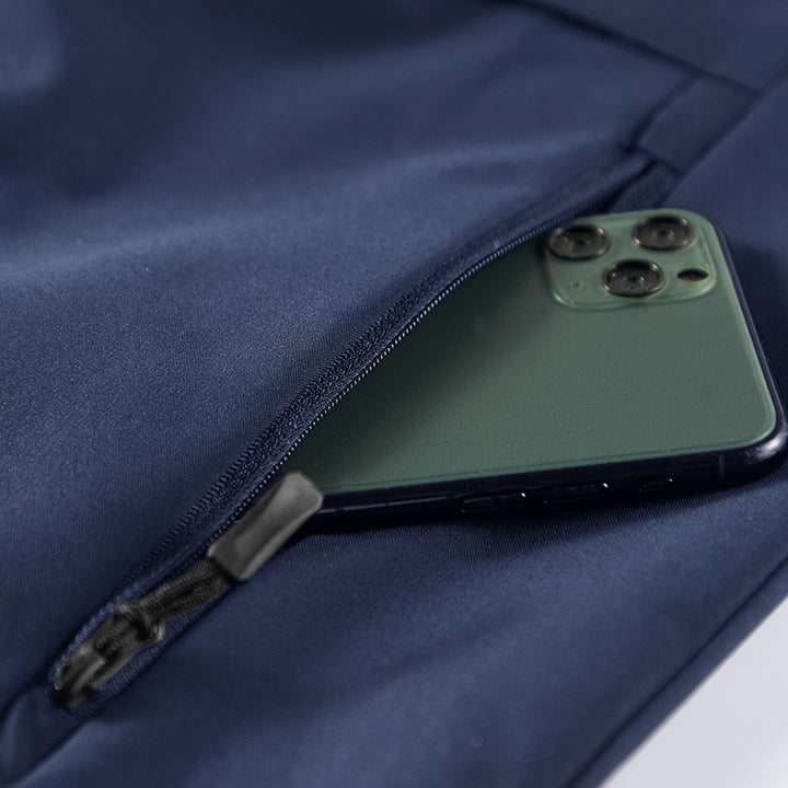 Herren Leichte Softshell-Outdoorweste mit Mesh‑Futter, Reißverschlusstaschen und Stehkragen – Marzano