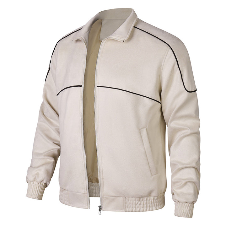 Herren stilvolle Übergangsjacke mit elastischen Bündchen Echoarchiv