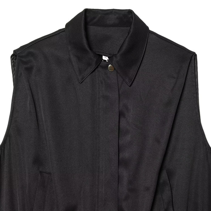 Damen ärmellose Utility-Weste mit seitlichen Taschen und elastischem Bund Echo Archiv