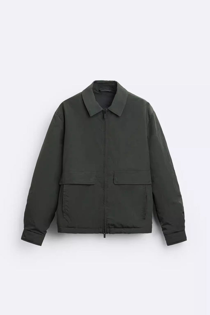Herren modische Übergangsjacke mit funktionalen Taschen und elastischen Bündchen Echoarchiv