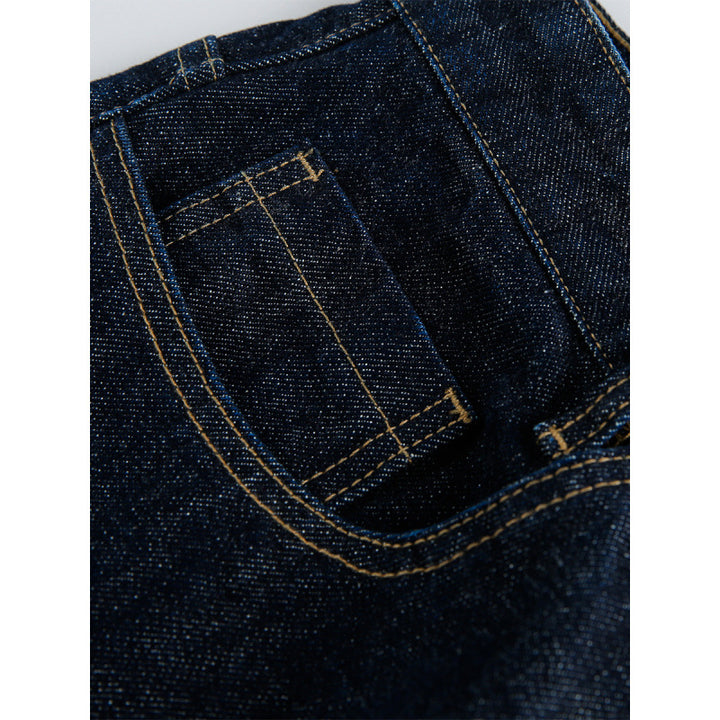 Damen High‑Waist Straight‑Leg Raw‑Denimjeans mit Relaxed‑Fit und Five‑Pocket‑Design Echo Archiv